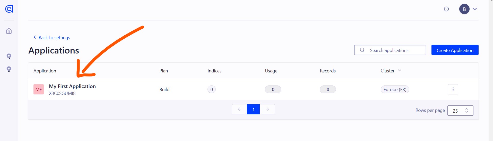 Algolia Screen