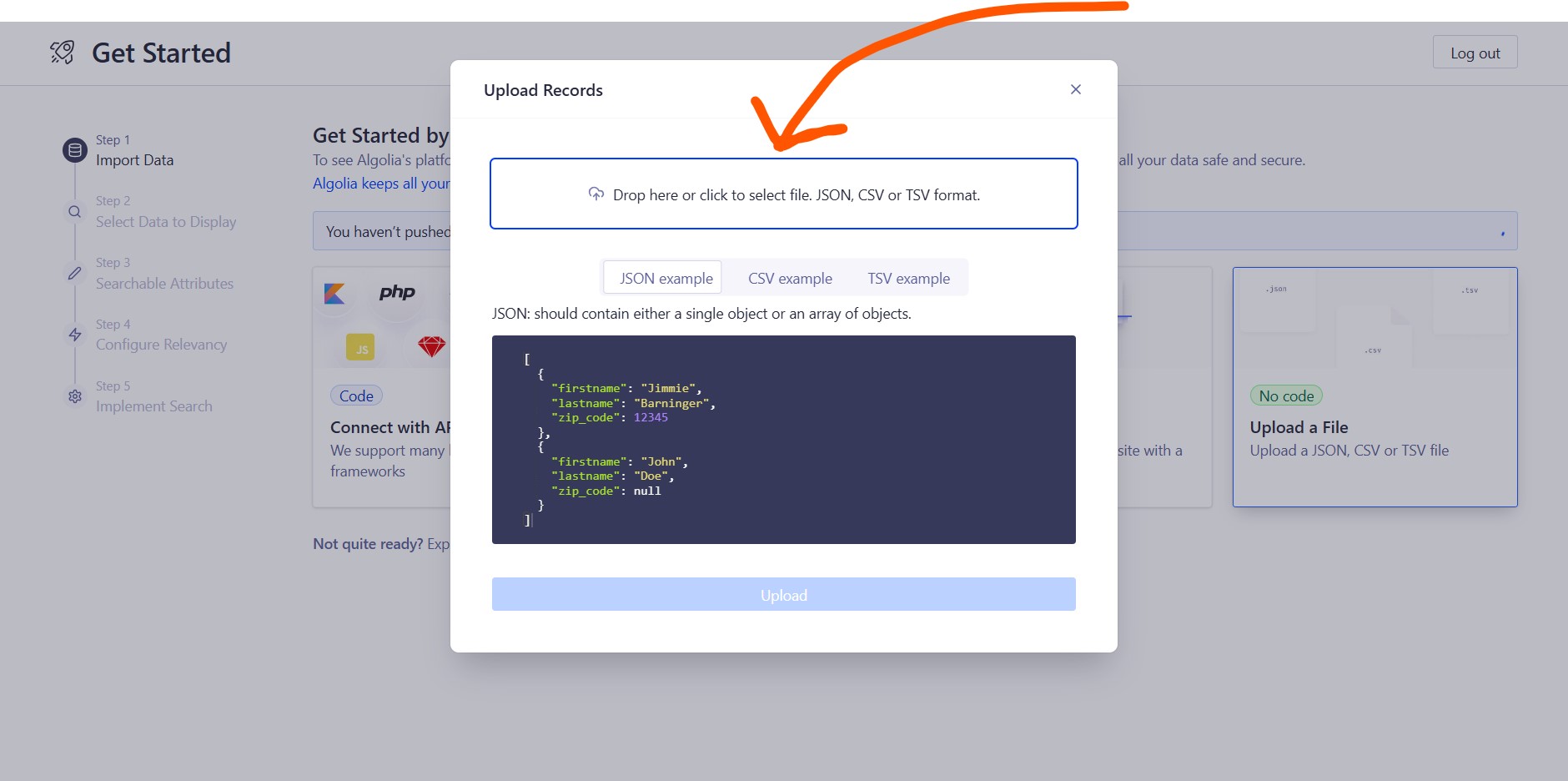 Algolia Screen