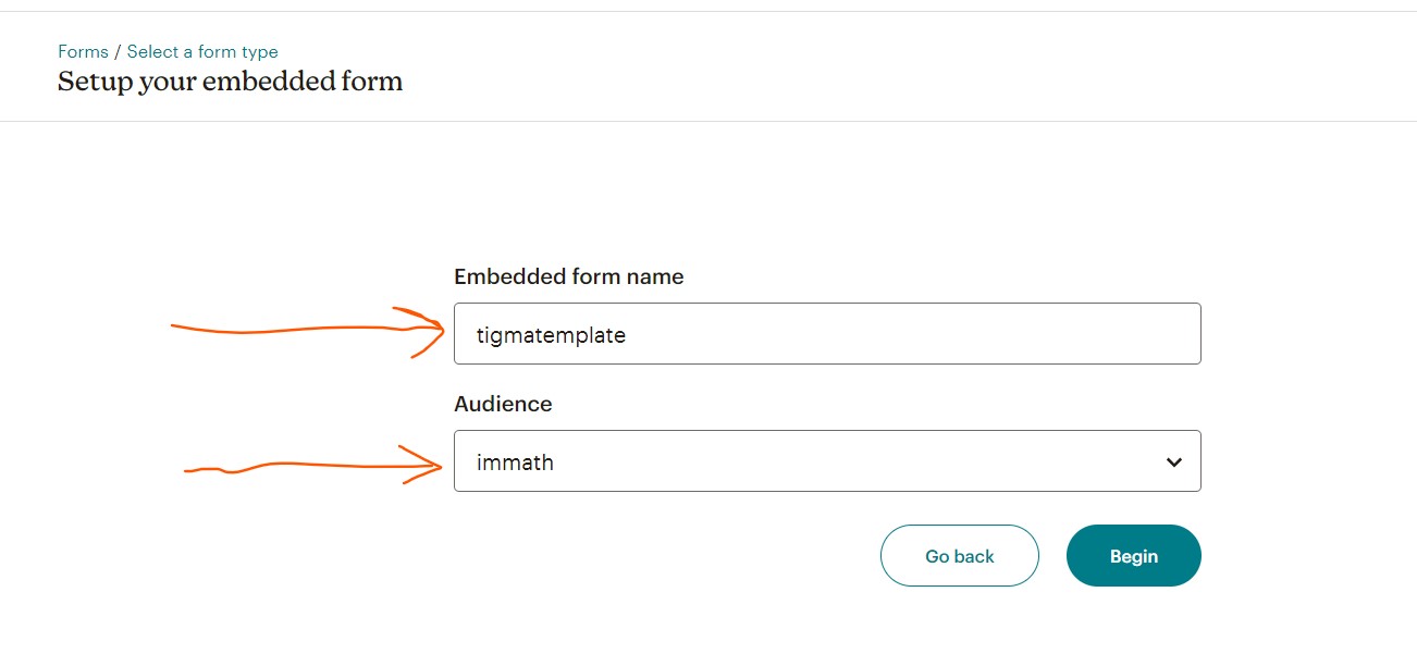 Mailchimp Screen