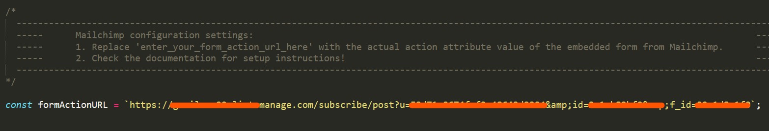 Mailchimp Screen