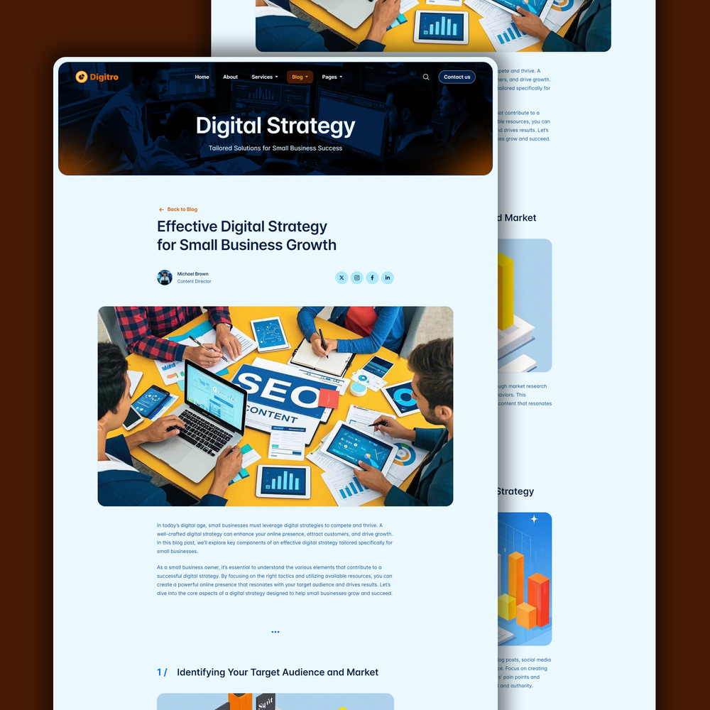 Digitro - Complete Digital Marketing Agency HTML Website Template