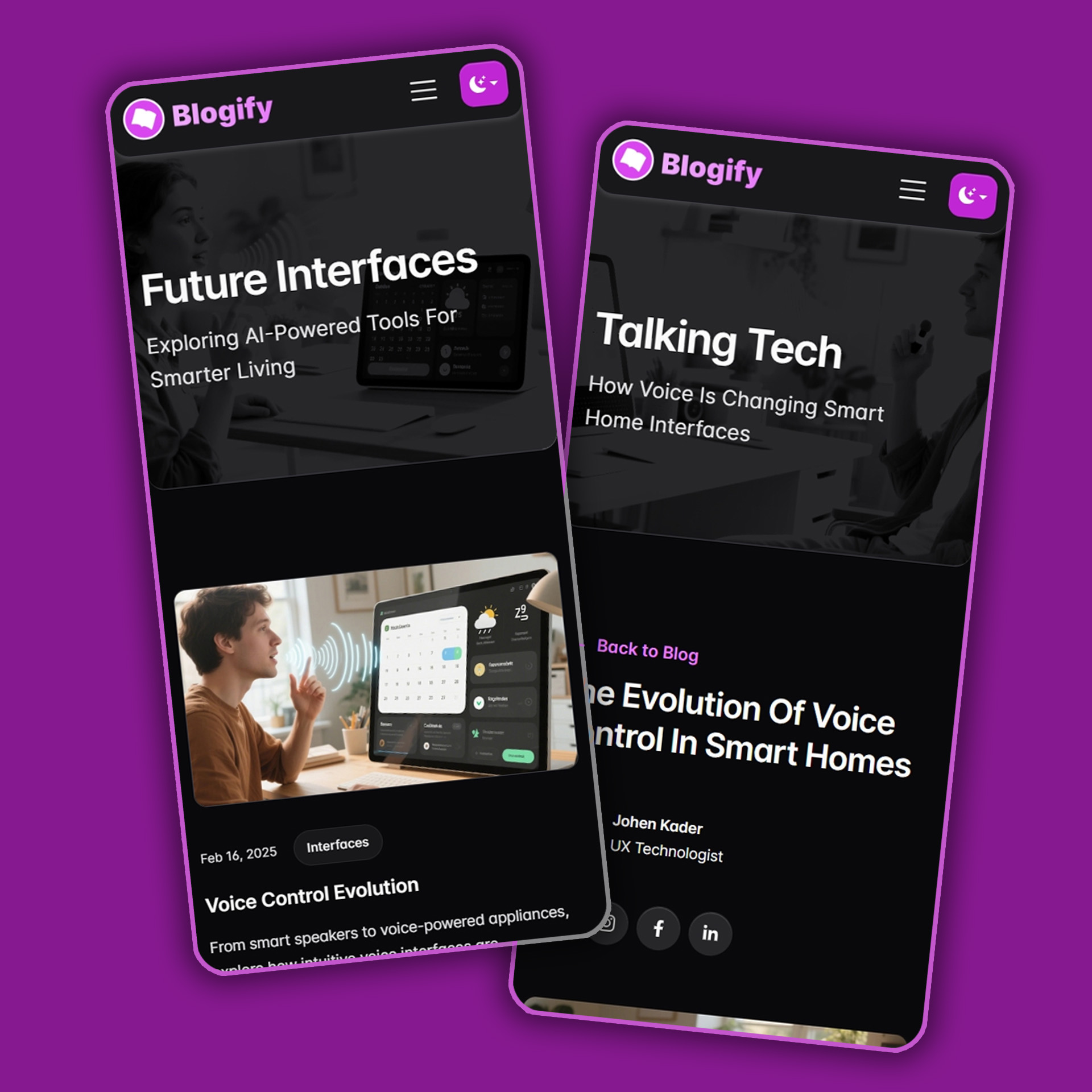 Blogify - Elegant HTML Blog Website Template for Engaging Content
