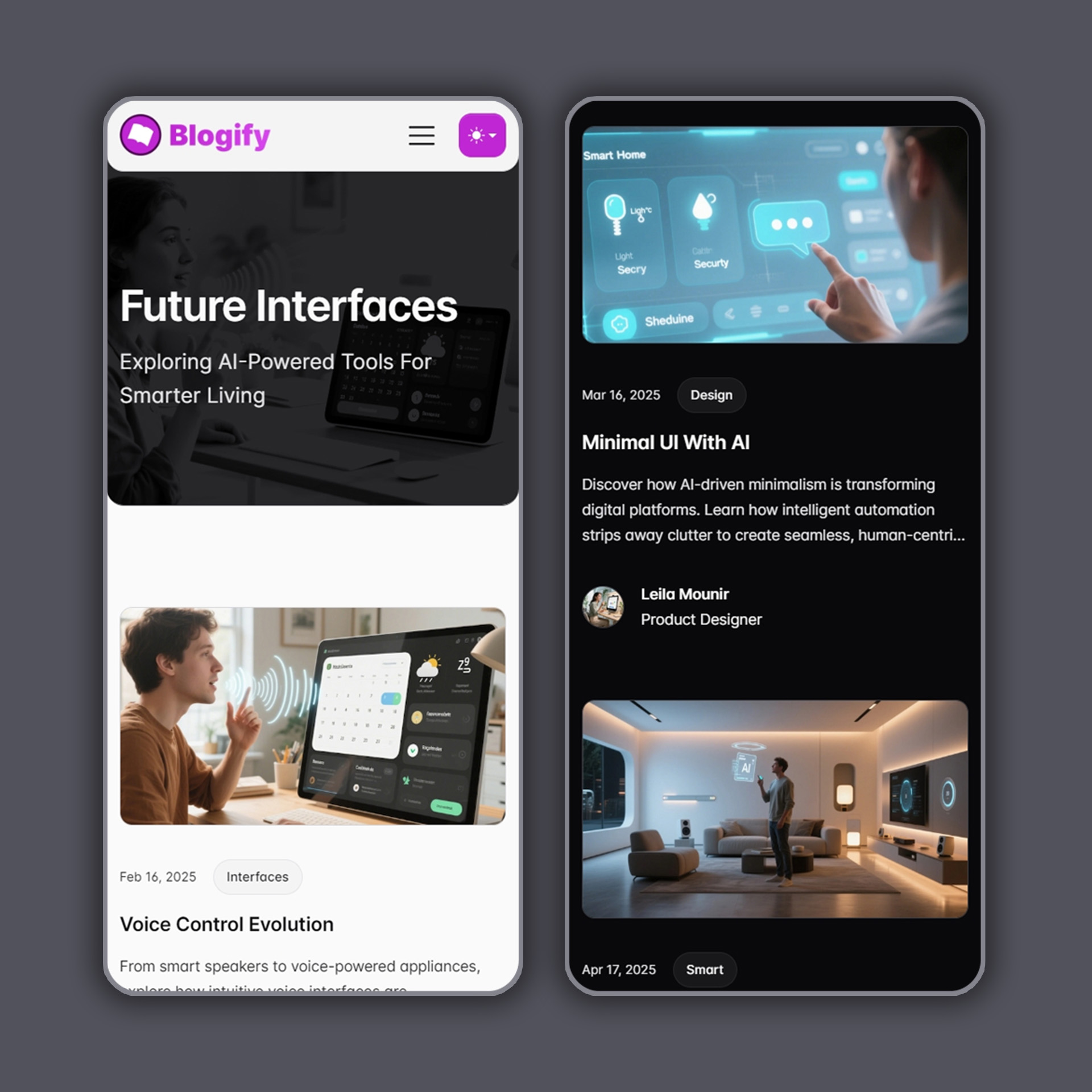 Blogify - Elegant HTML Blog Website Template for Engaging Content