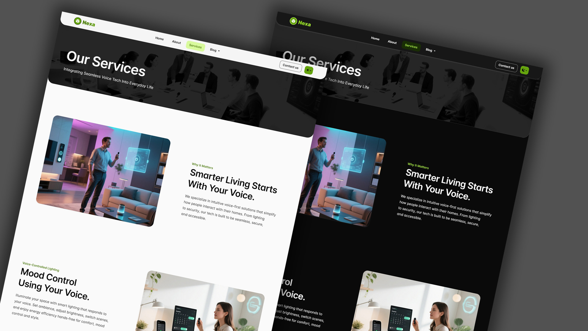 Services Example Layout For Html Nexa - Responsive HTML Services Page Template for Modern Businesses ...
