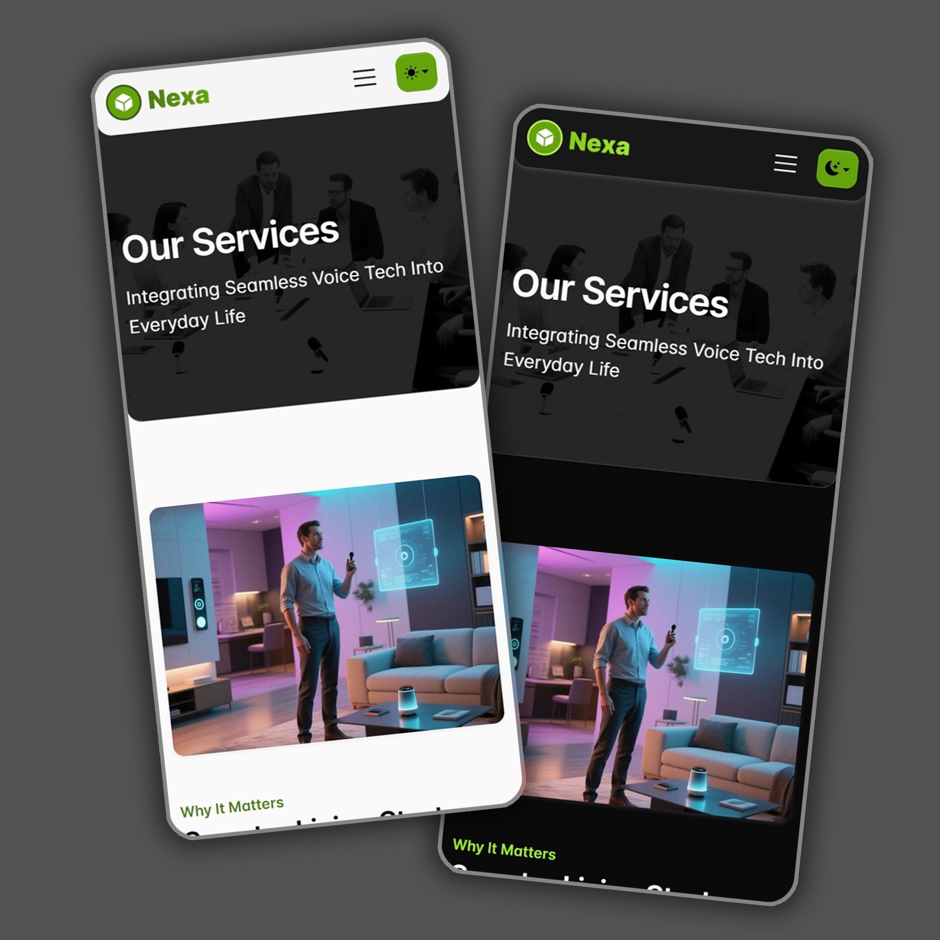 Services Example Layout For Html Nexa - Responsive HTML Services Page Template for Modern Businesses