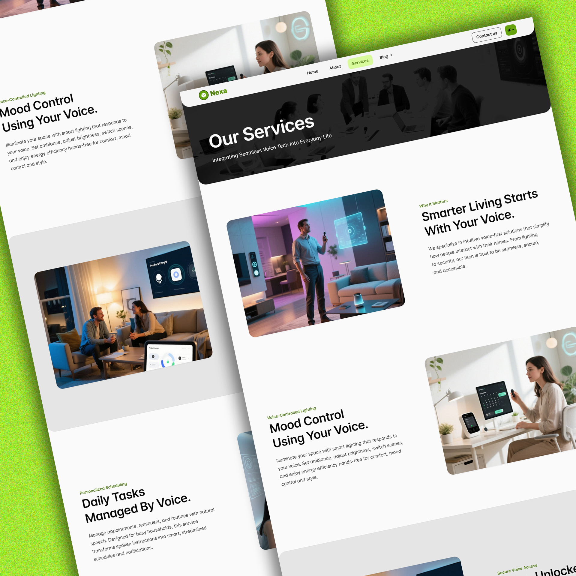 Services Example Layout For Html Nexa - Responsive HTML Services Page Template for Modern Businesses